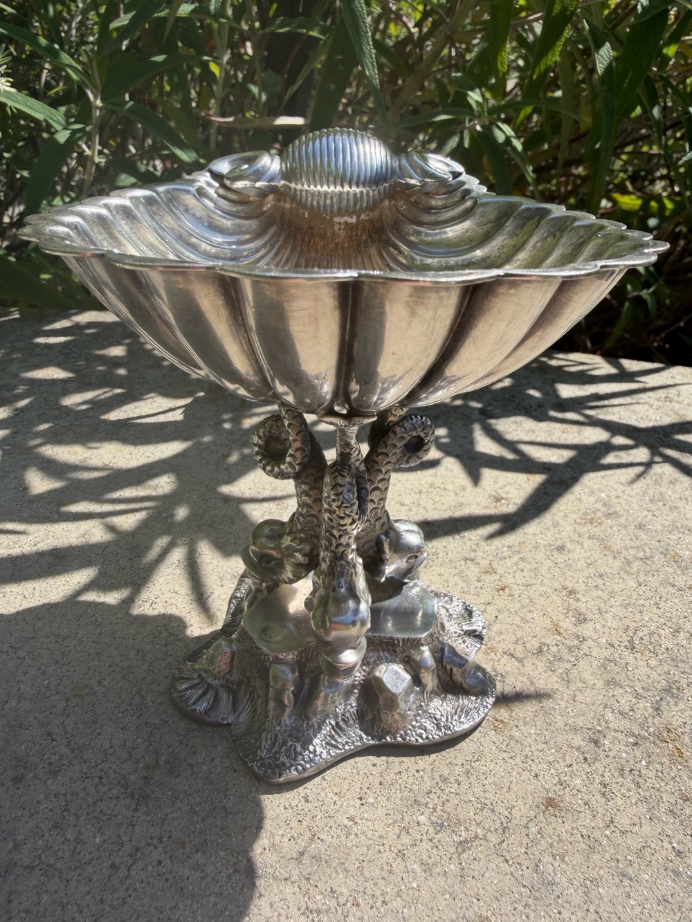 Rare, Vintage William Hutton silver plated Bon Bon dish.